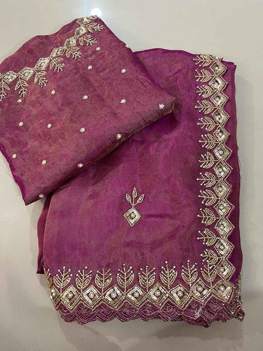 Handwork Tissue Silk Sarees