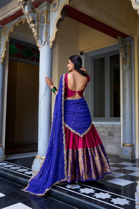 Narayanpet Pattu Lehengas