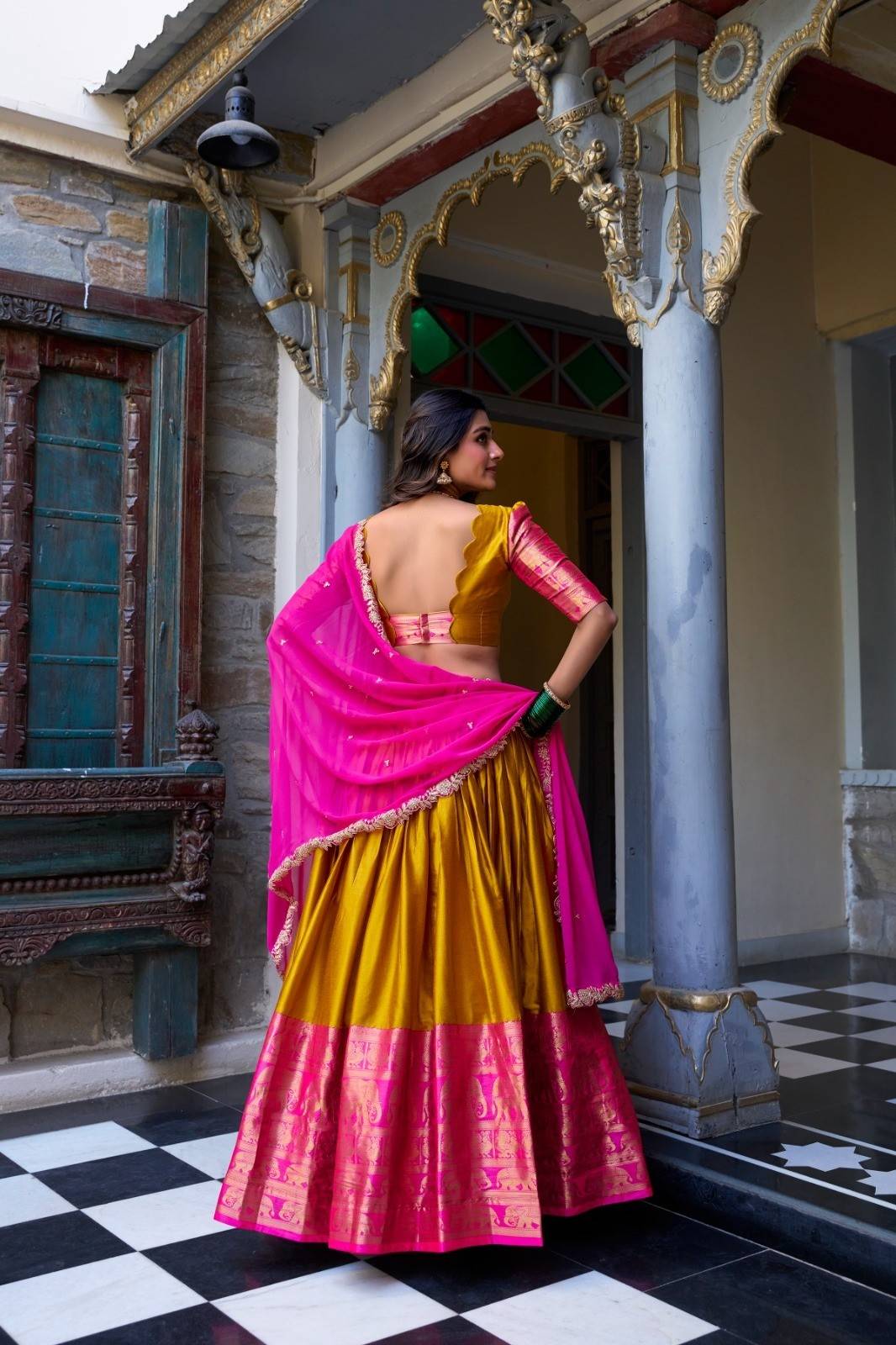 Narayanpet Pattu Lehengas