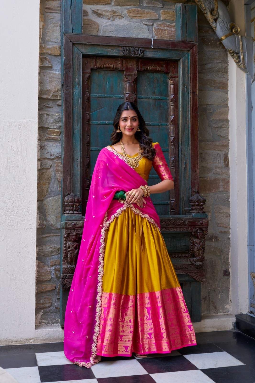 Narayanpet Pattu Lehengas