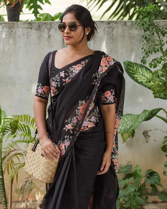 Chanderi Cotton Saree