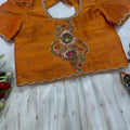 Kid's Dola Silk Lehangas