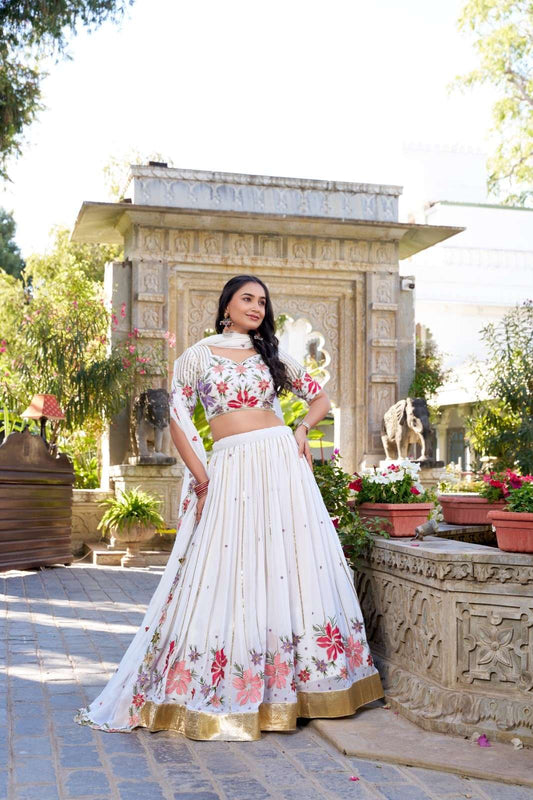 Sequins Georgette Lehanga