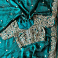 Space Silk Beed Work Saree