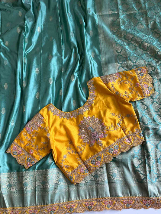 Banarasi Mashru Satin Saree