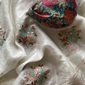 Crushed Organza Saree