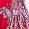 Gold Crush Embroidery Lehengas