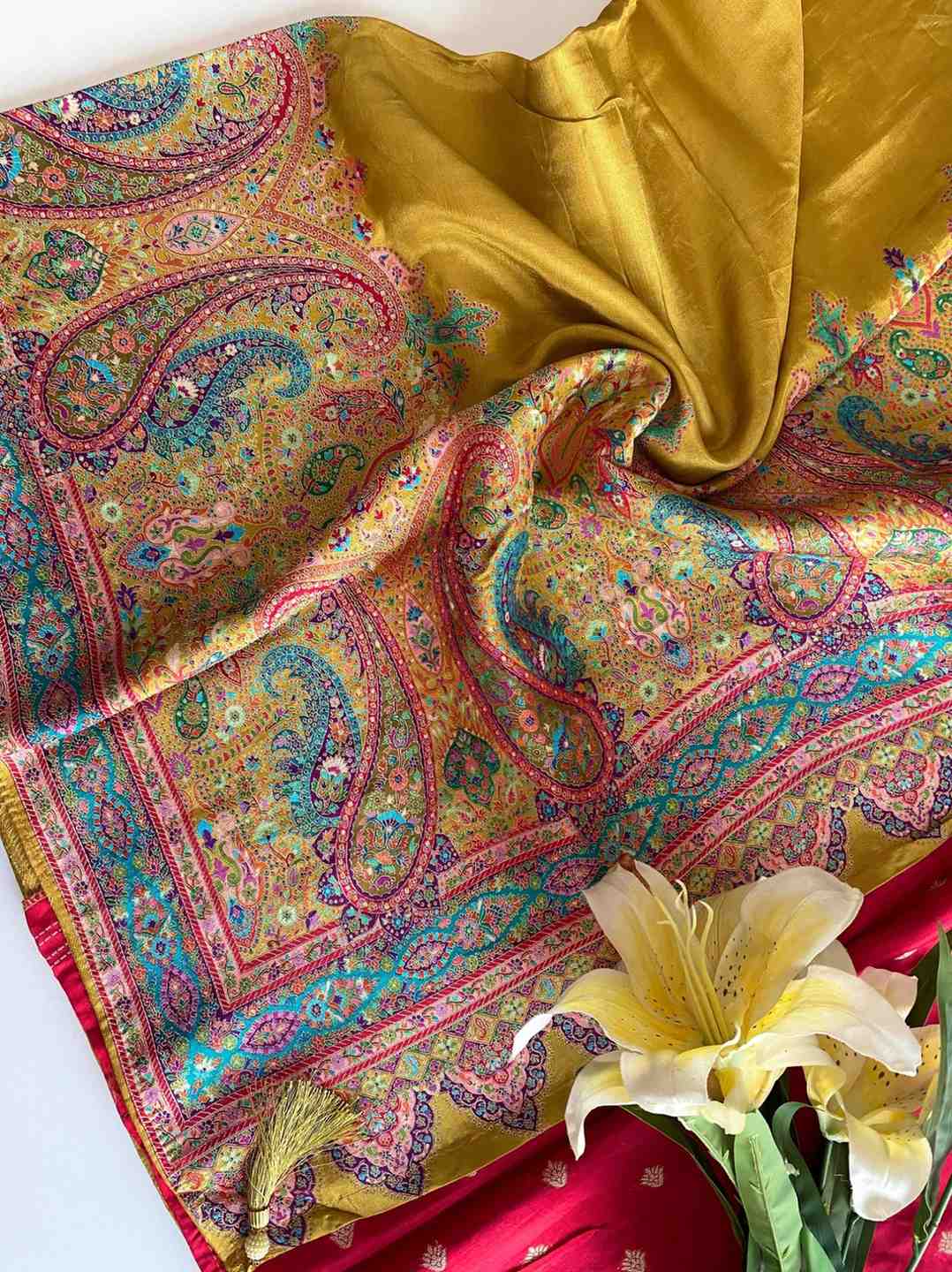 Pashmina Kashmiri Silk Sarees
