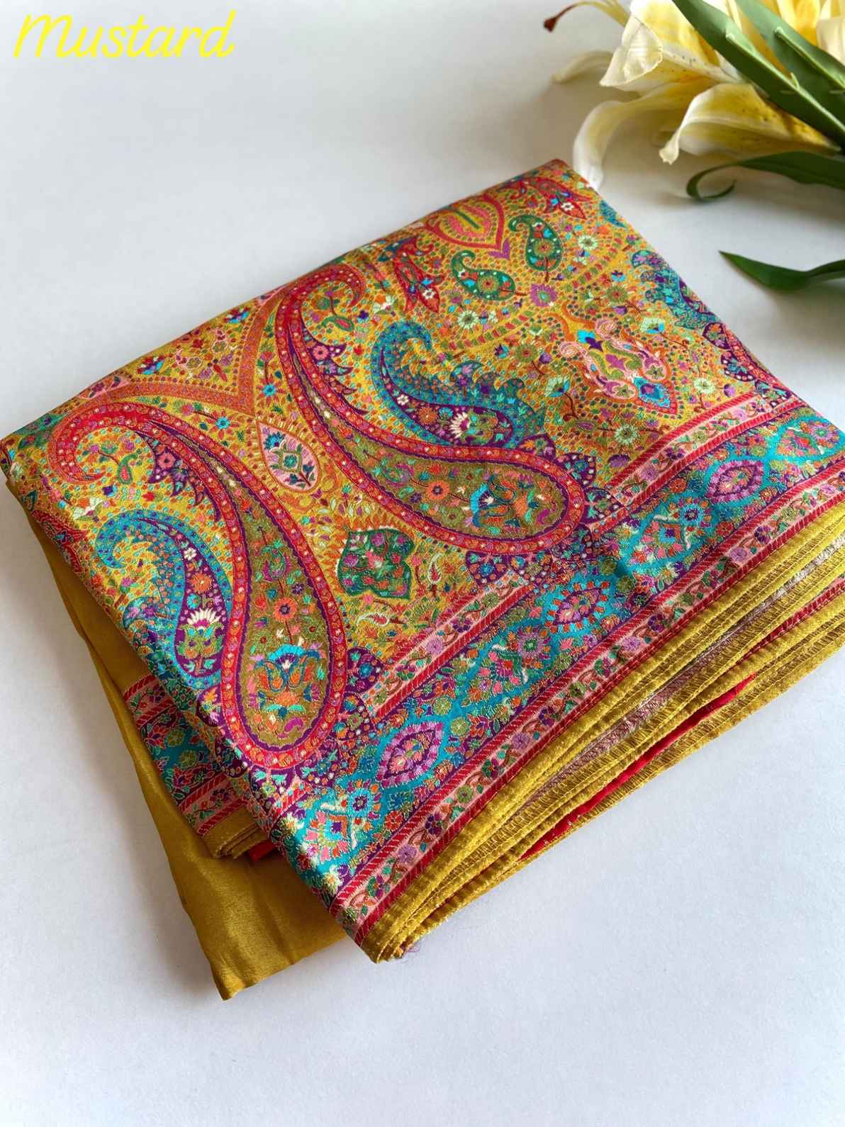 Pashmina Kashmiri Silk Sarees