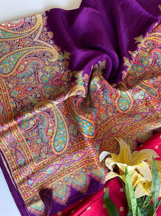 Pashmina Kashmiri Silk Sarees