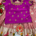 Kid's Banarasi Dola Silk Lehenga