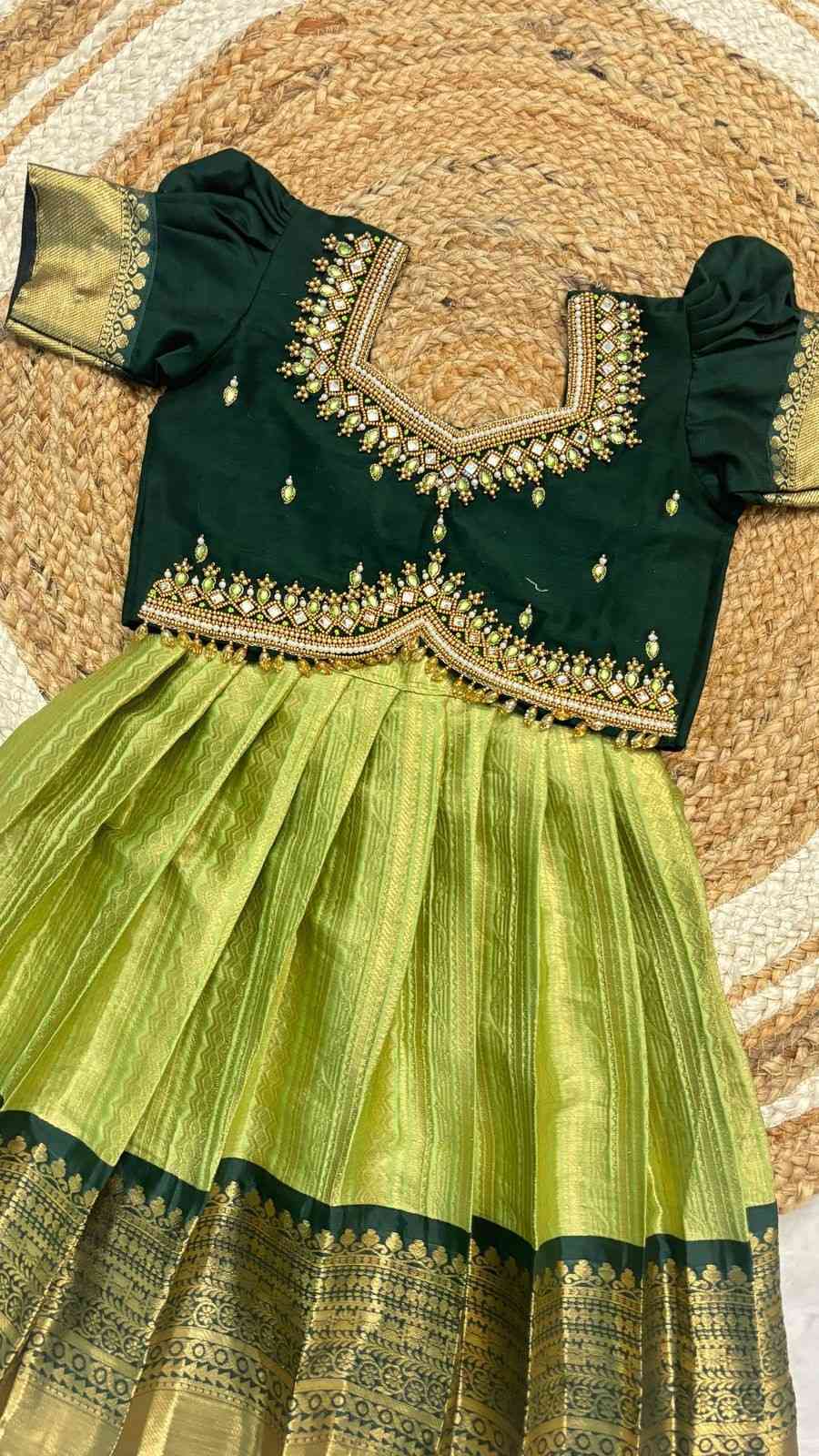 Kid's Semi Kanchi Lehanga