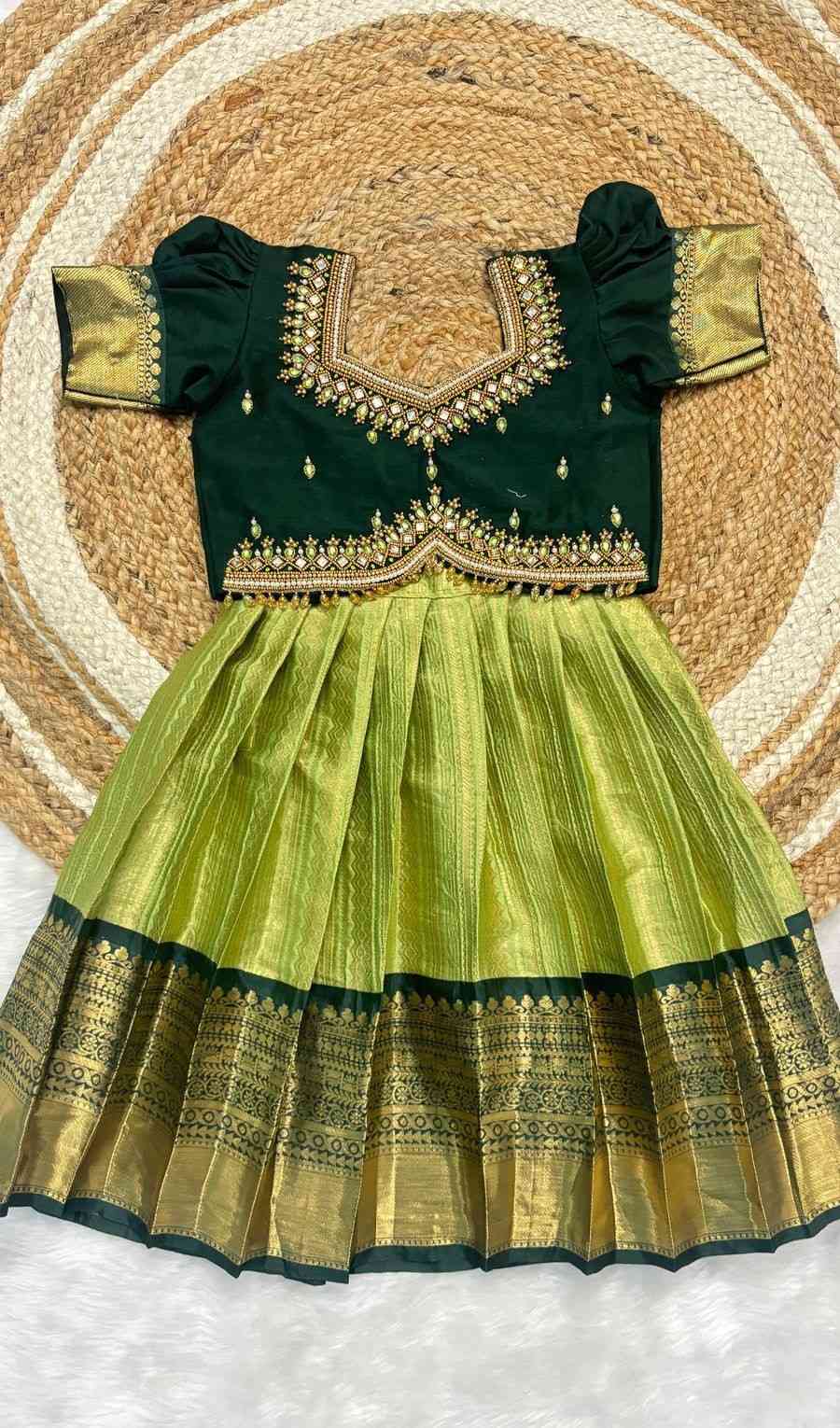 Kid's Semi Kanchi Lehanga