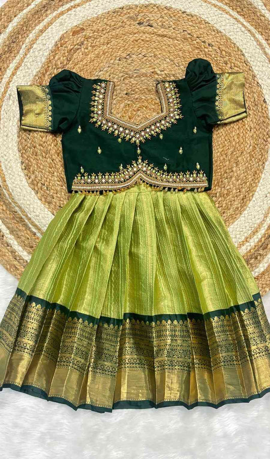 Kid's Semi Kanchi Lehanga