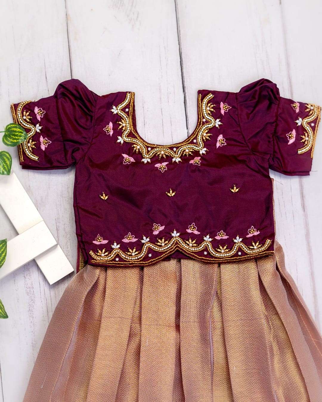 Kid's Maggam Work Frock