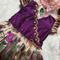 Paithani Frock Family Combo