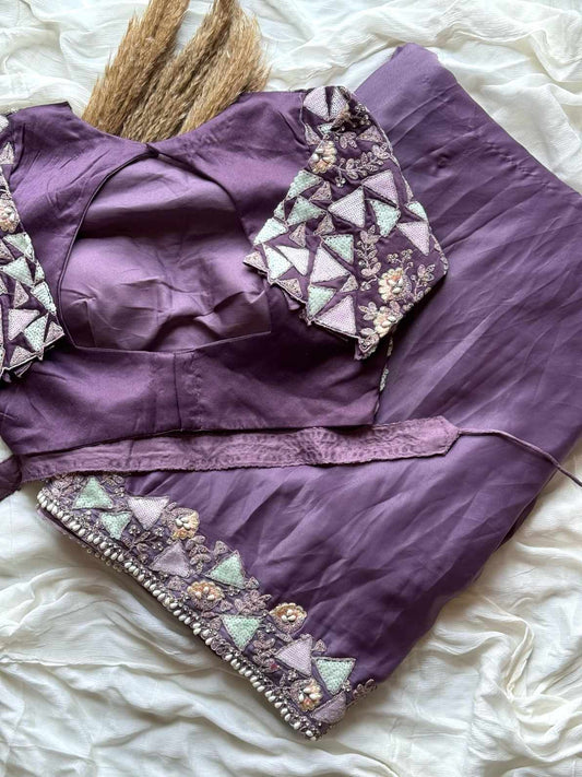 Ready To Wear Crepe Silk Saree