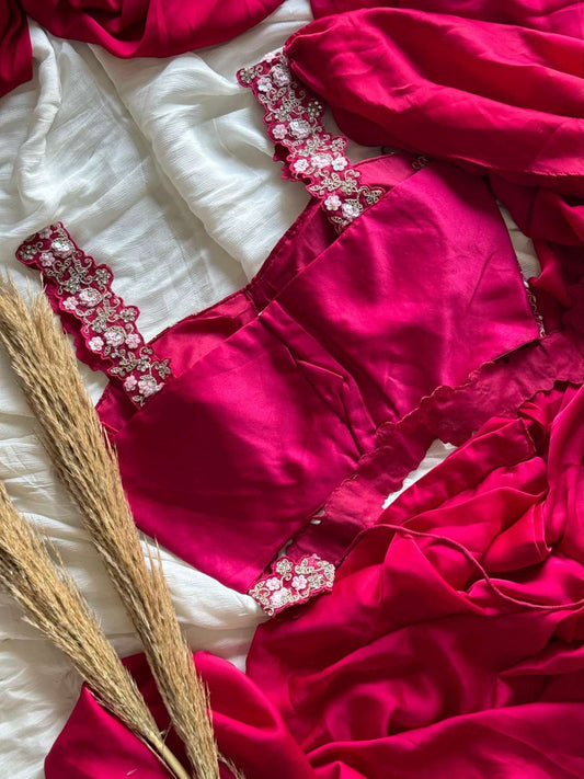 Ready To Wear Crepe Silk Saree