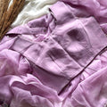 Ready To Wear Crepe Tabi Silk Saree