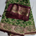 Kora Fancy Silk Saree