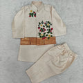 Boy's Paithani Kurta Combo