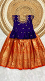 Kid's Semi Kanchi Lehenga