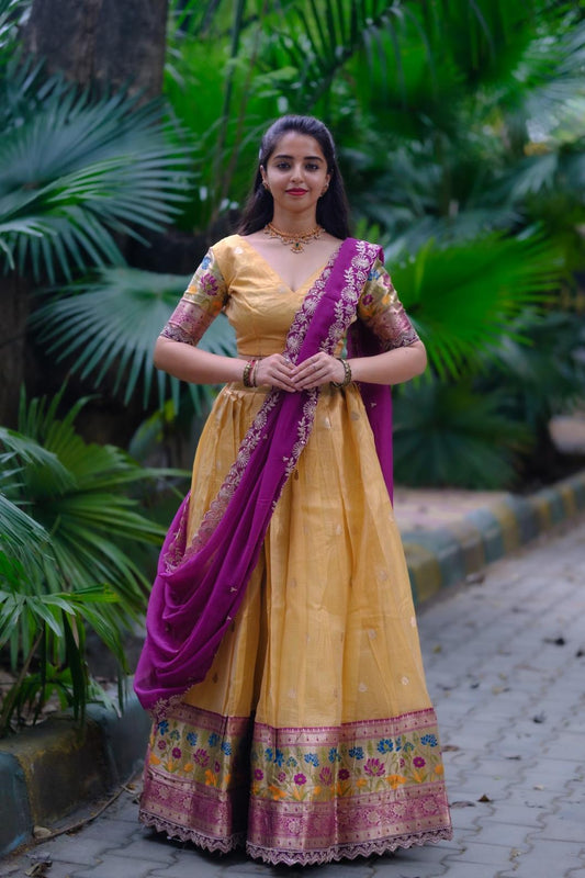 Paithani Doriya Lehengas
