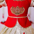 Semi Banarasi Silk Lehenga