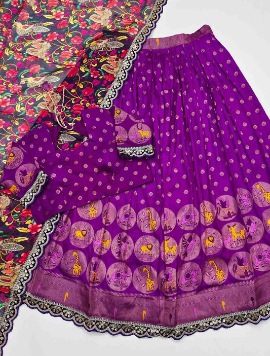 Banarasi Meenakari Lehengas
