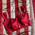 Organza Tissue Striped Sarees