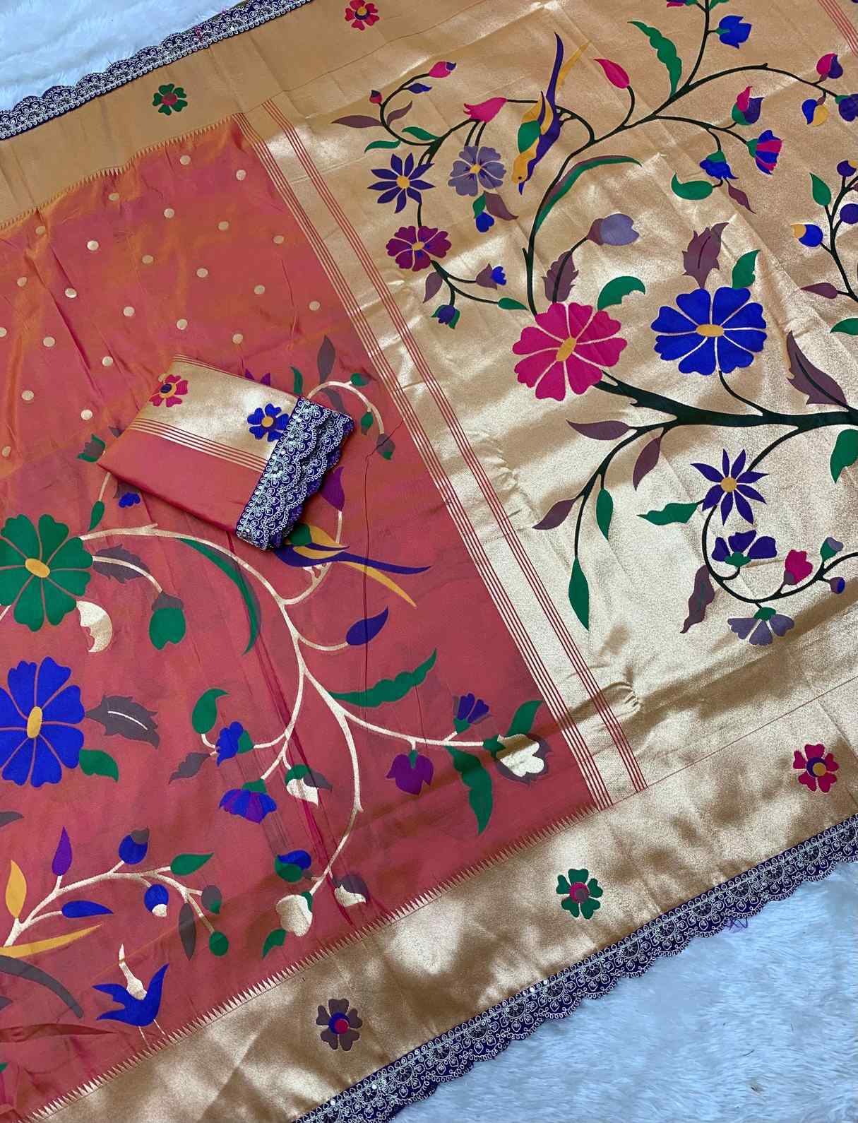 Paithani Scallop Sarees