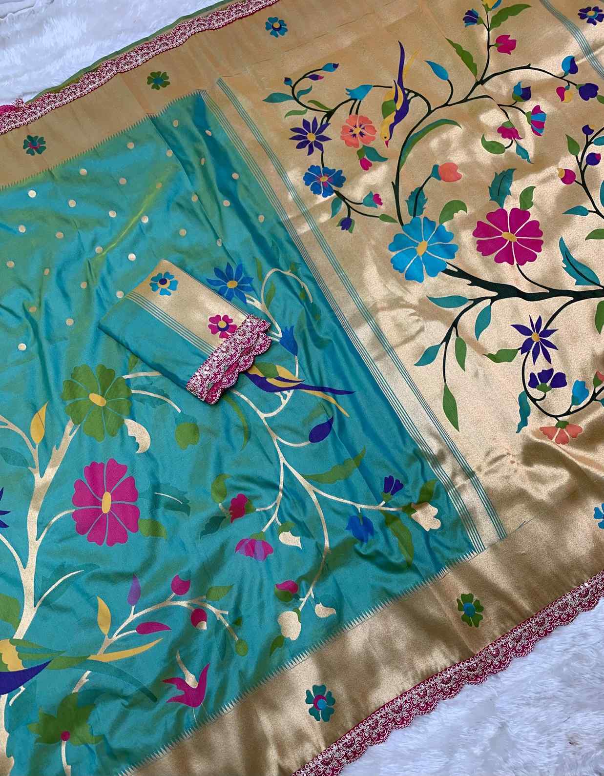 Paithani Scallop Sarees