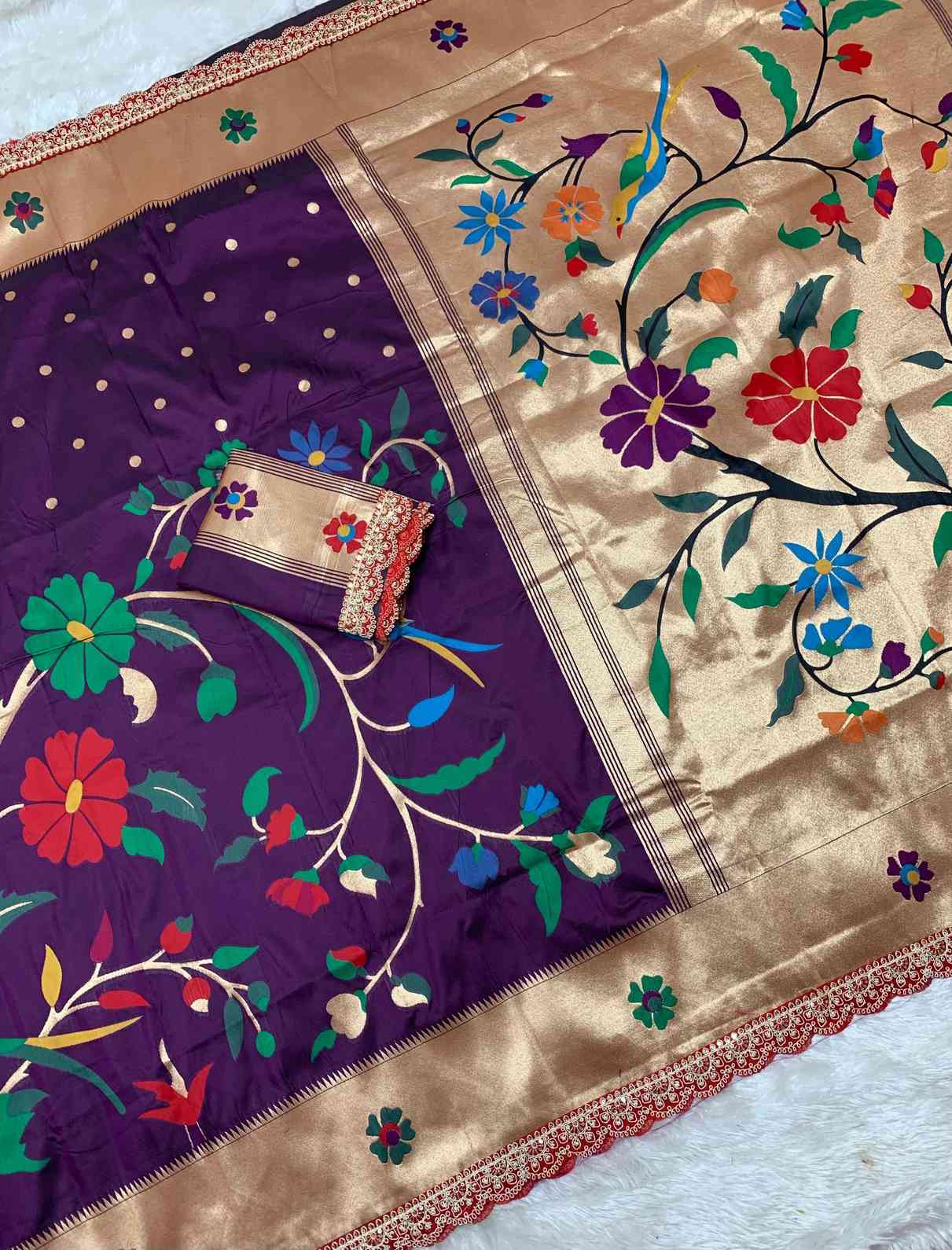 Paithani Scallop Sarees