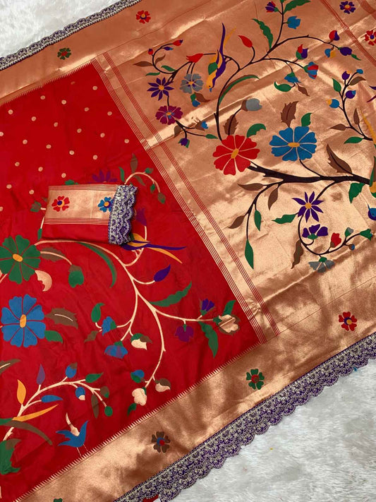 Paithani Scallop Sarees