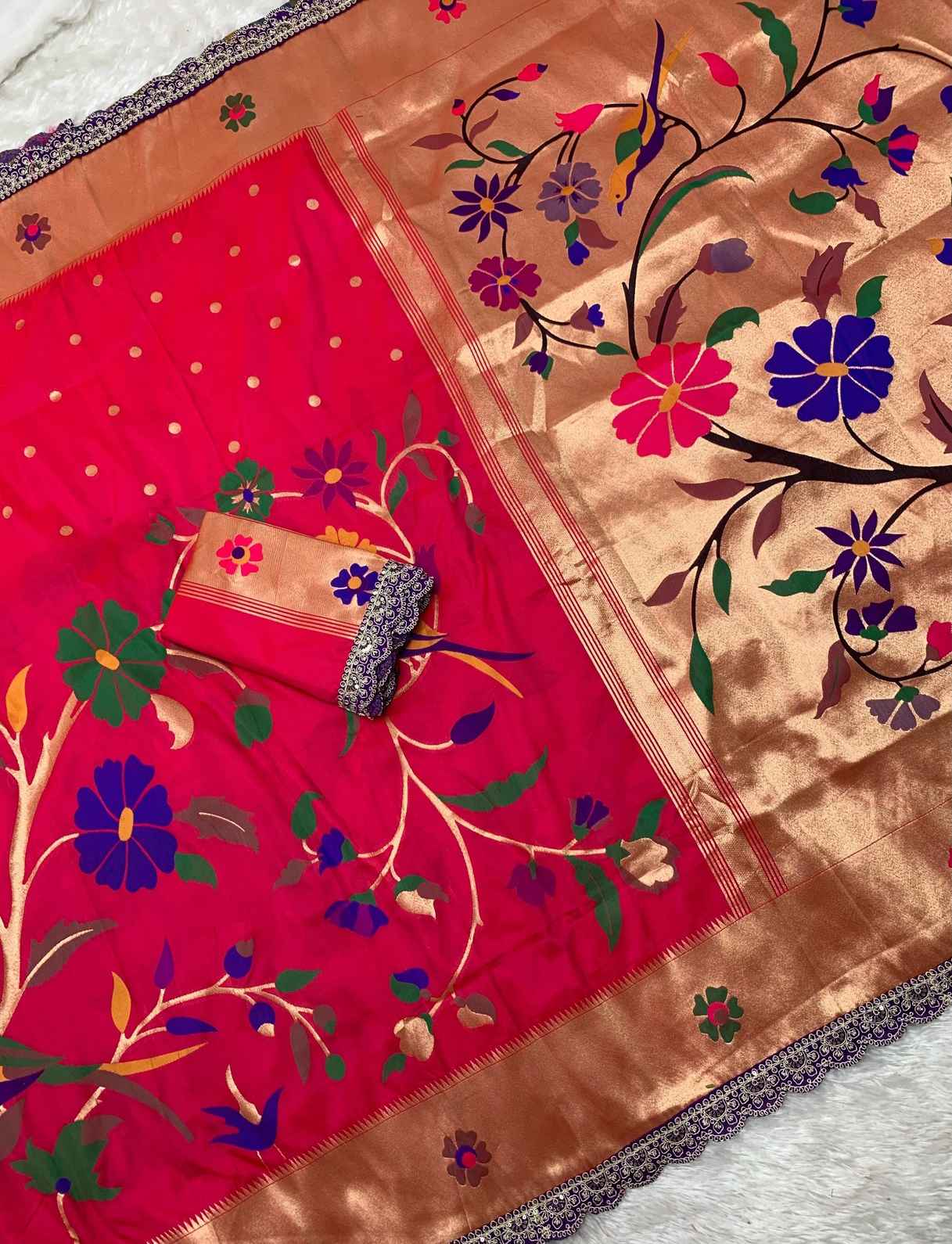 Paithani Scallop Sarees