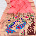 Soft Organza Paithani Sarees