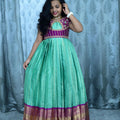 Kid's Semi Kanchi Gown