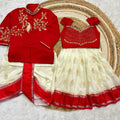 Kid's Banarasi Silk Family Combo