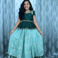 Kid's Banarasi Silk Lehenga