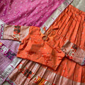 Viscose Tissue Silk Lehengas