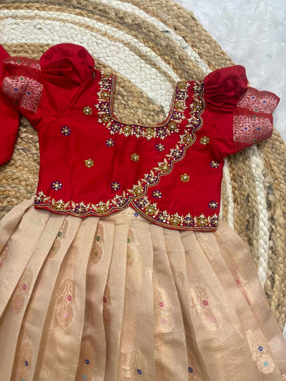 Kid's Banarasi Silk Family Combo