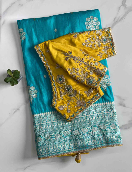 Banarasi Motifs Silk Sarees
