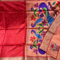 Tussar Silk Paithani Sarees