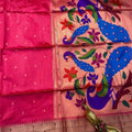 Tussar Silk Paithani Sarees