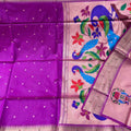 Tussar Silk Paithani Sarees