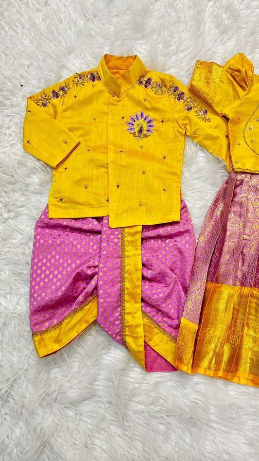 Kid's Semi Kanchi Family Combo
