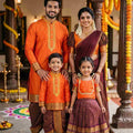 Rich Zari Silk Family Outfits