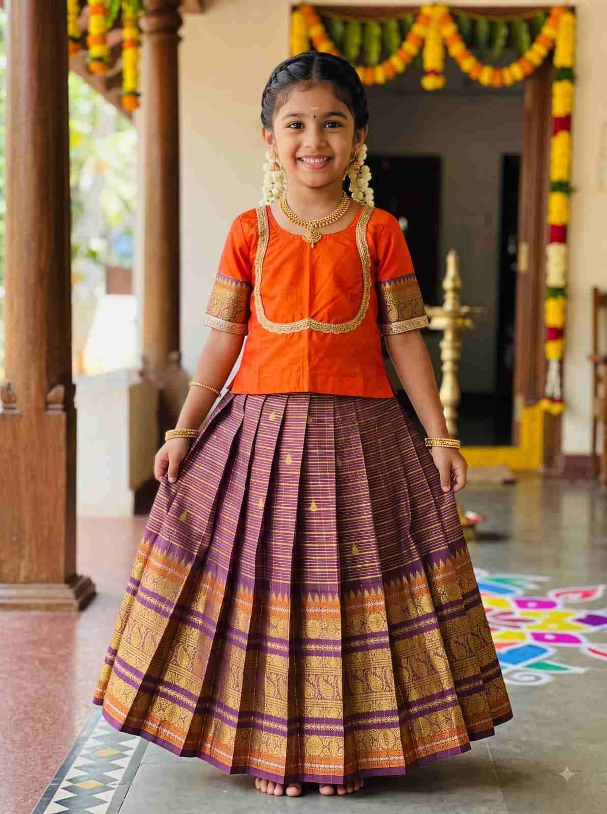 Rich Zari Silk Family Outfits