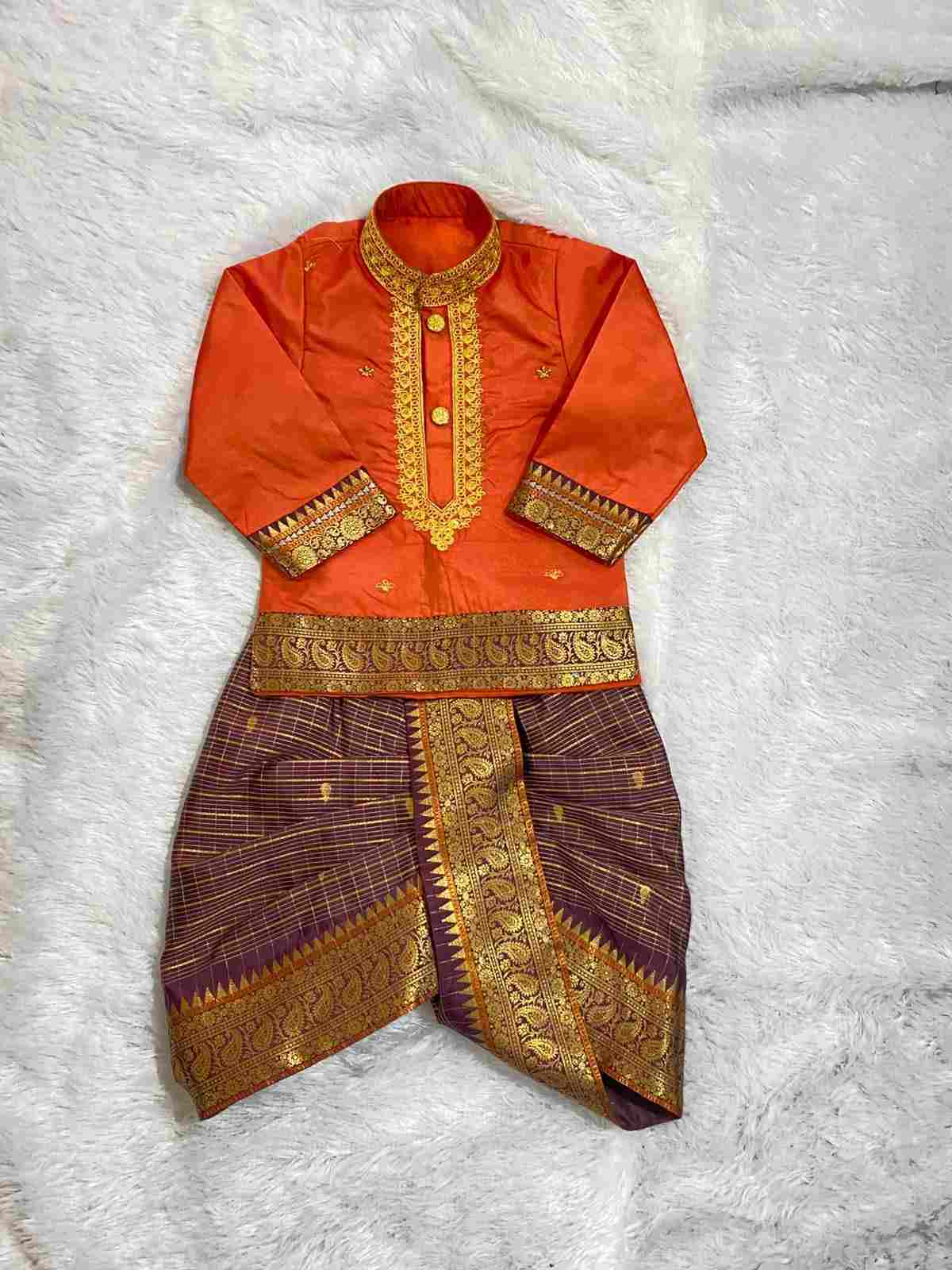 Rich Zari Silk Family Outfits