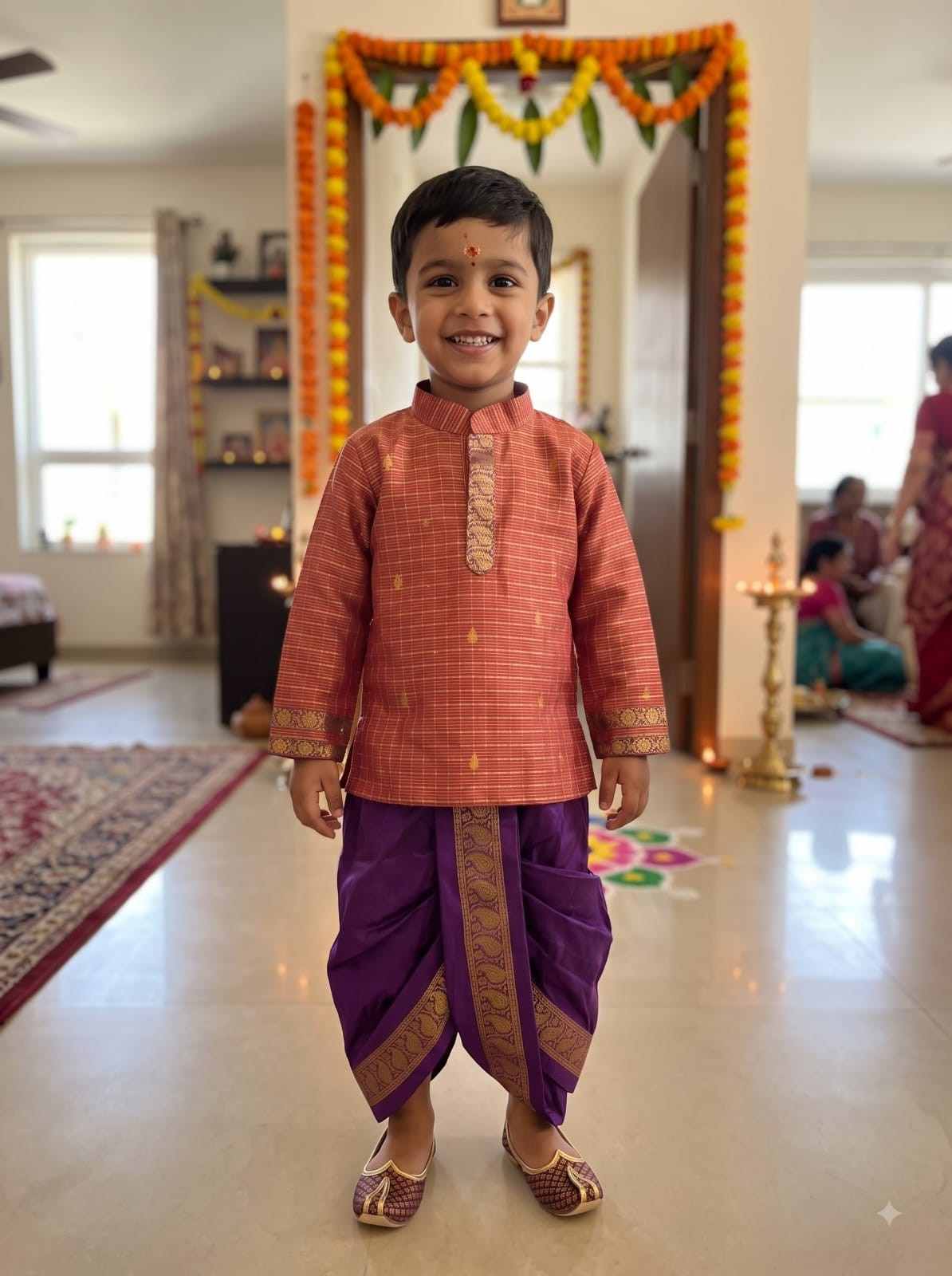 AC's Rich Silk Family Outfits